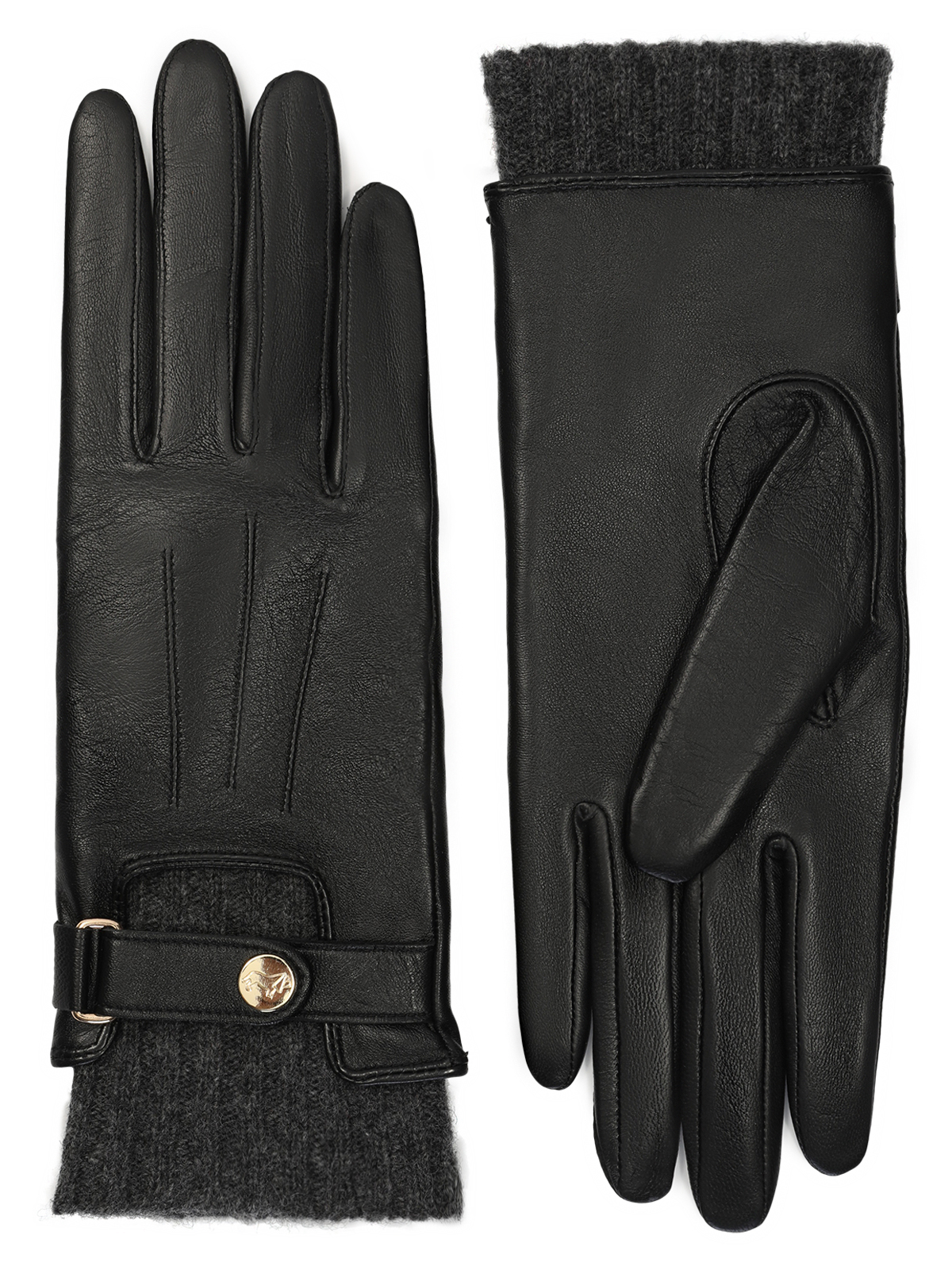 Перчатки жен п/ш LB-0981L black/grey