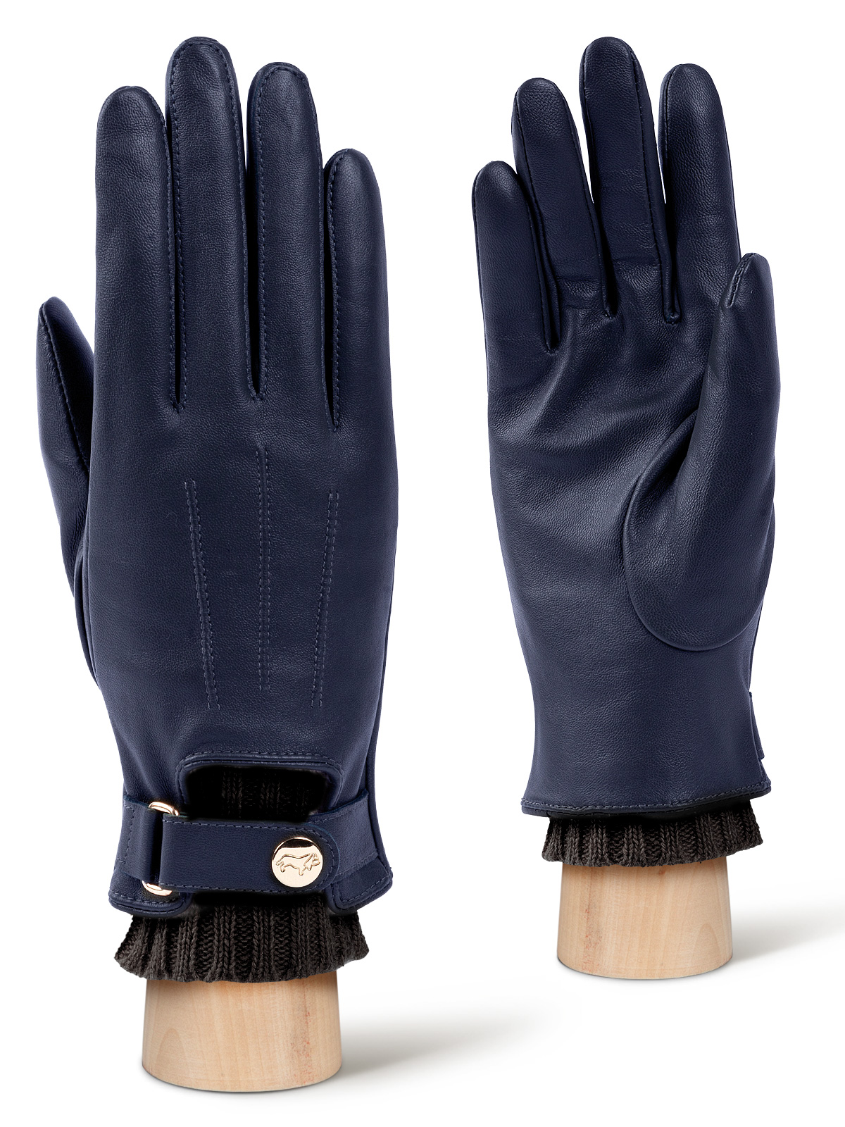 Перчатки жен п/ш LB-0981L navy/grey