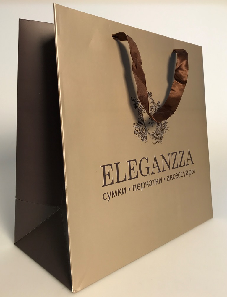Пакет бумажный ELEGANZZA 32х32х15