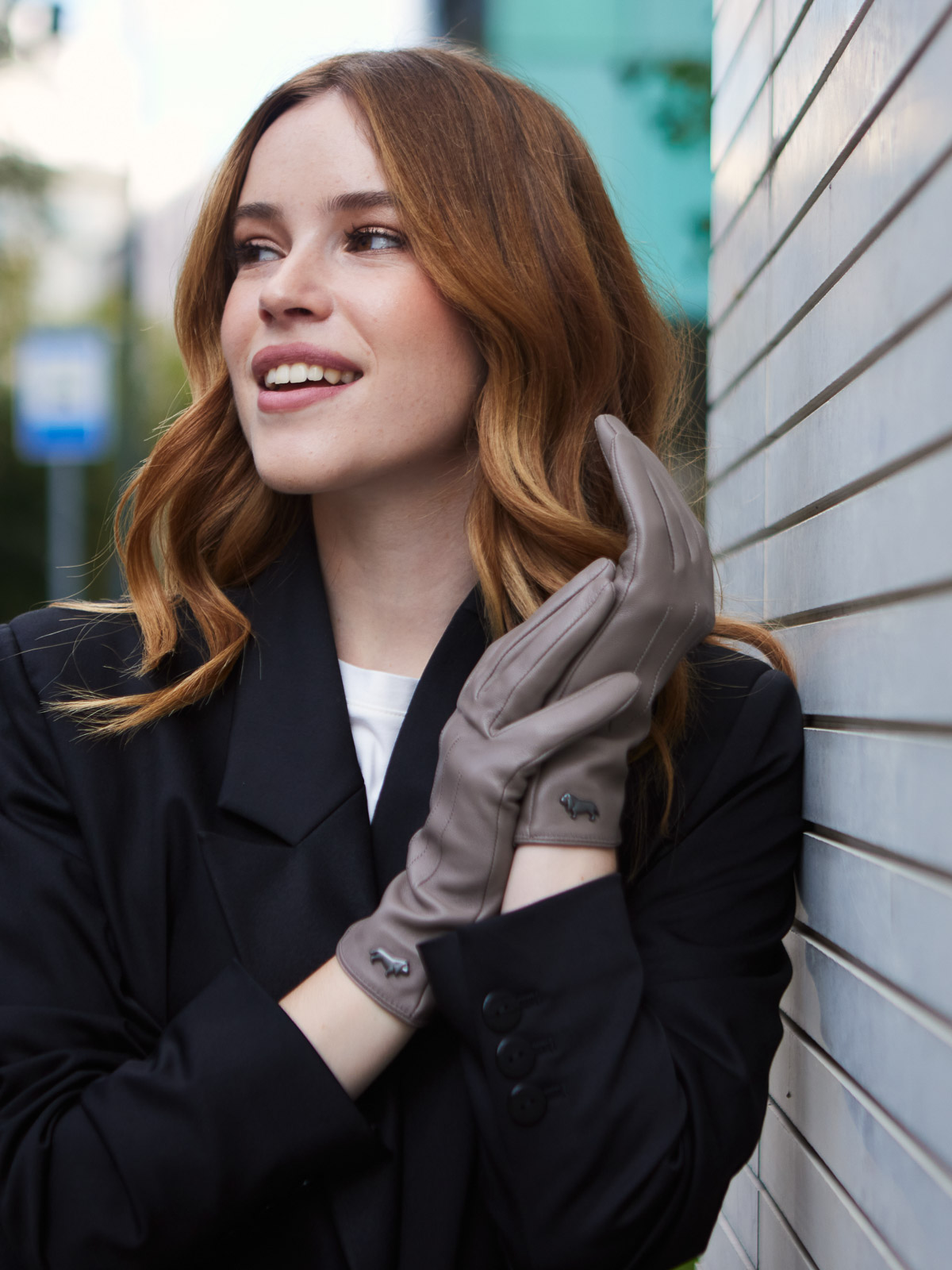 Перчатки жен п/ш LB-4607-1 warm grey