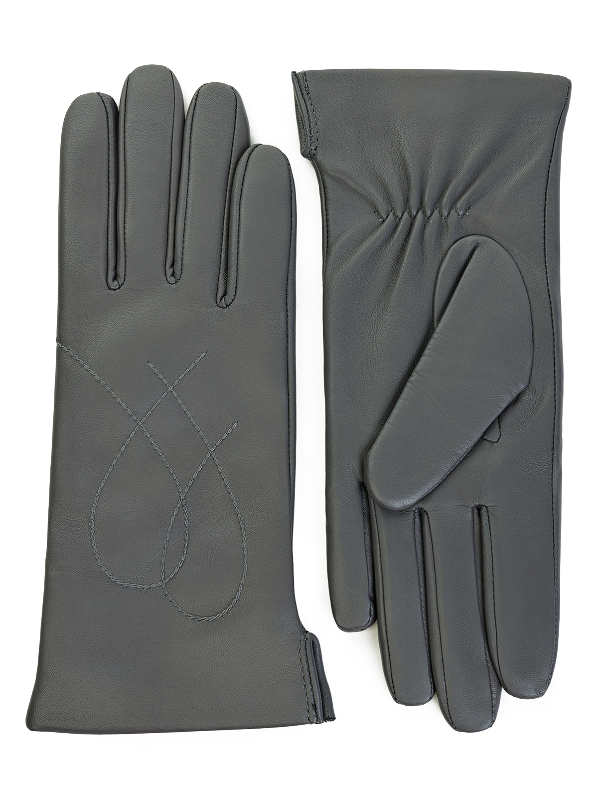 Перчатки жен п/ш LB-0170-sh d.grey