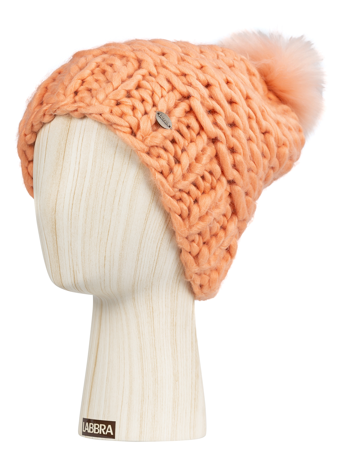 Шапка жен. акр LB-RR33003 peach