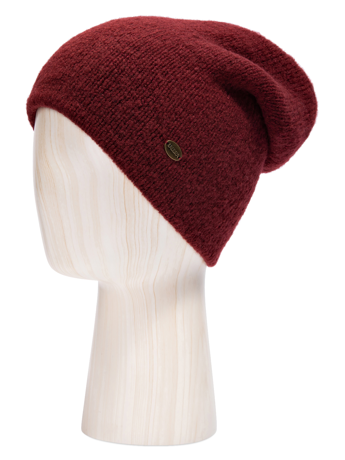 Шапка жен. шерсть+акр LB-A53010 bordo