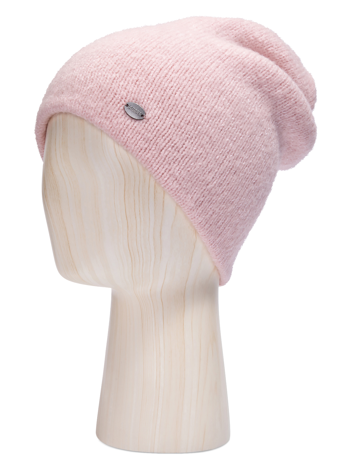 Шапка жен. шерсть+акр LB-A53010 pink