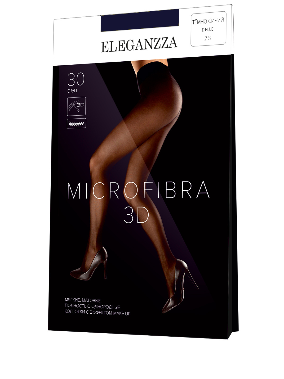 Колготки Eleganzza Microfibra 3D 30 d.blue