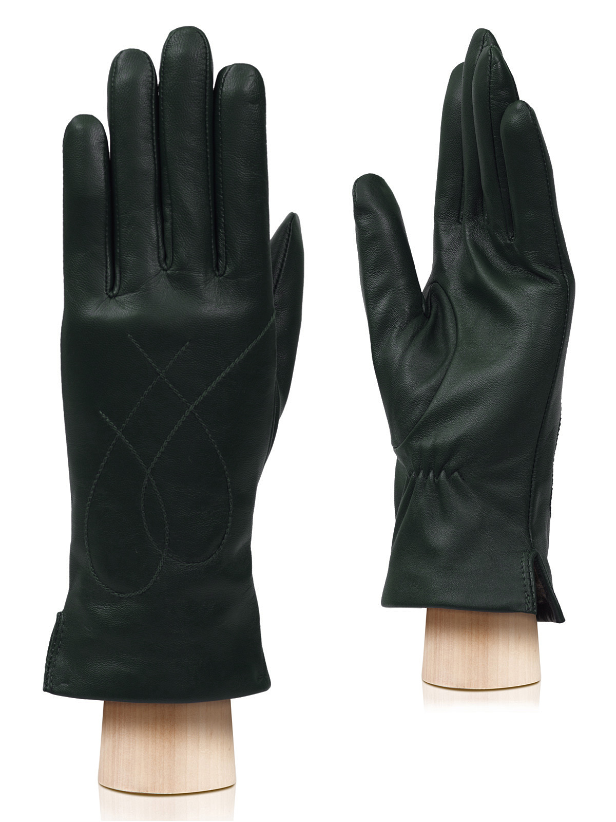 Перчатки жен п/ш LB-0170-sh d.green