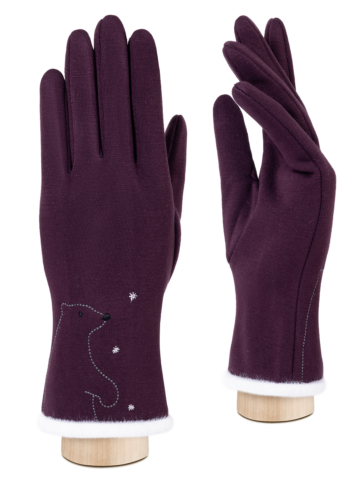 Перчатки жен Labbra LB-PH-89 plum