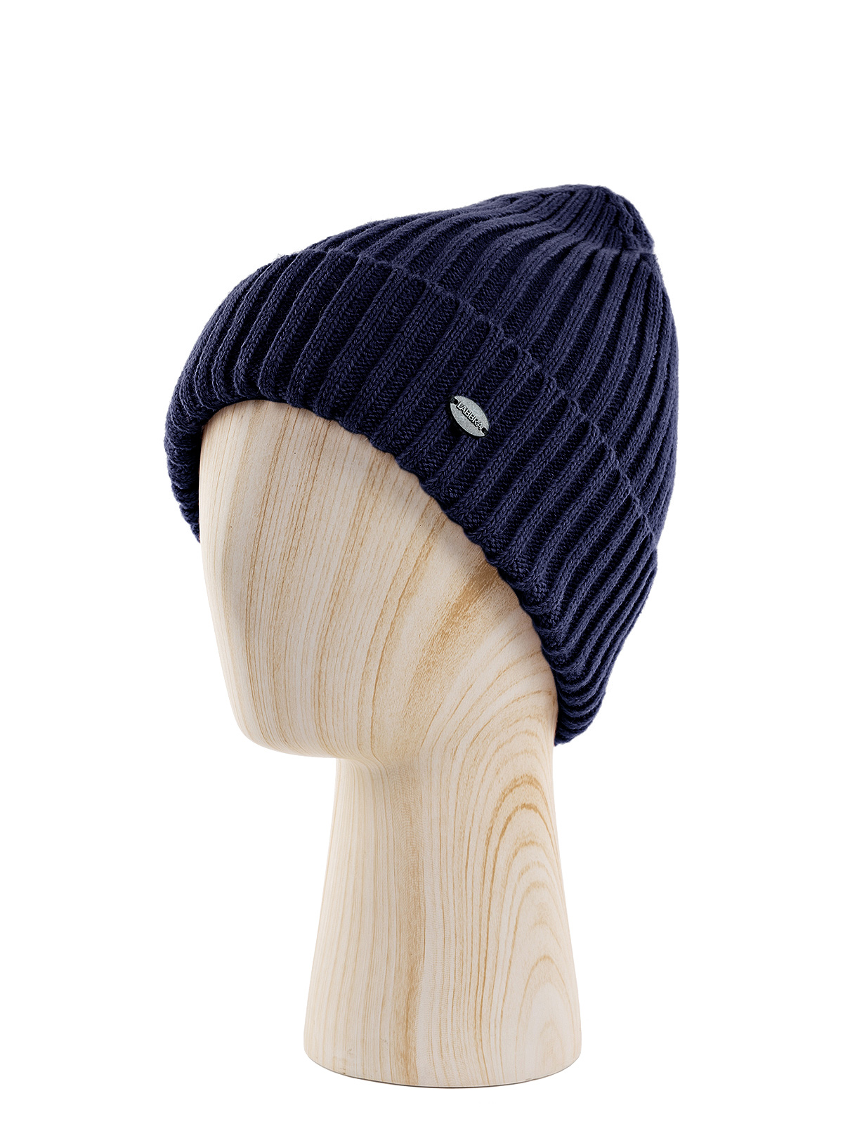 Шапка жен. шерсть+акр LB-BR55027 navy
