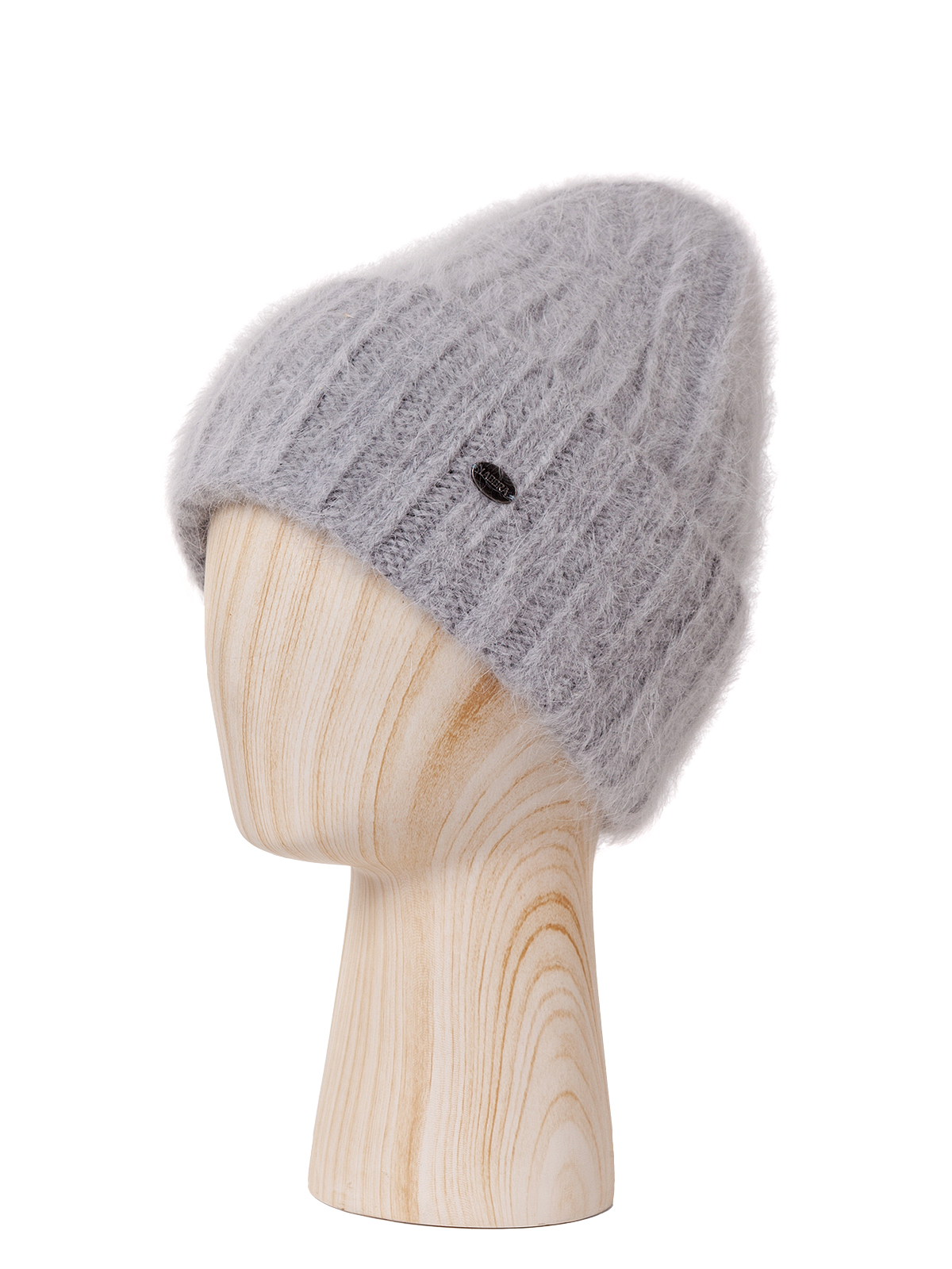 Шапка жен. анг+нейл LB-A53035 l.grey