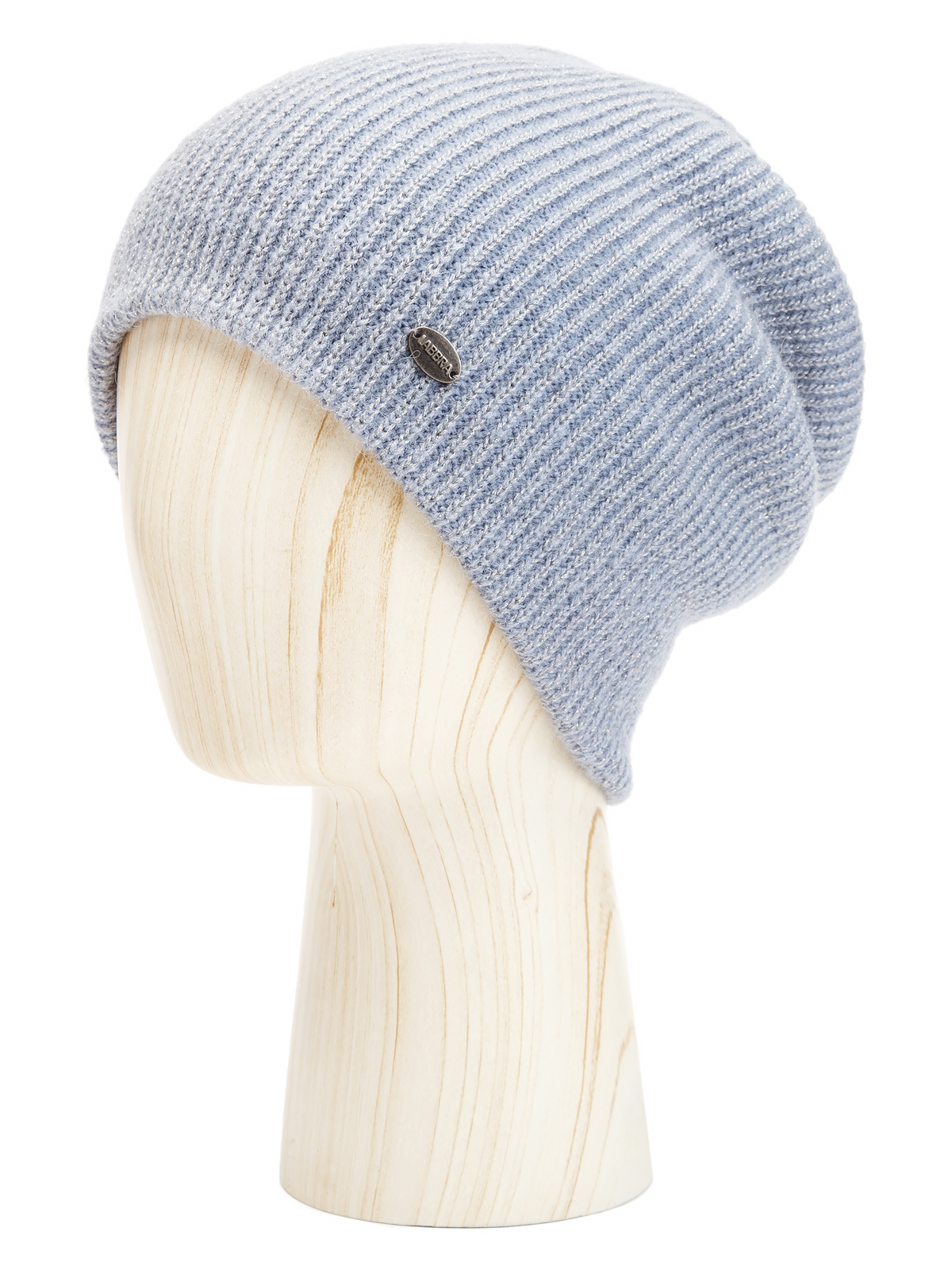 Шапка жен. кид-мох+альп+шерсть LB-N88037A denim blue