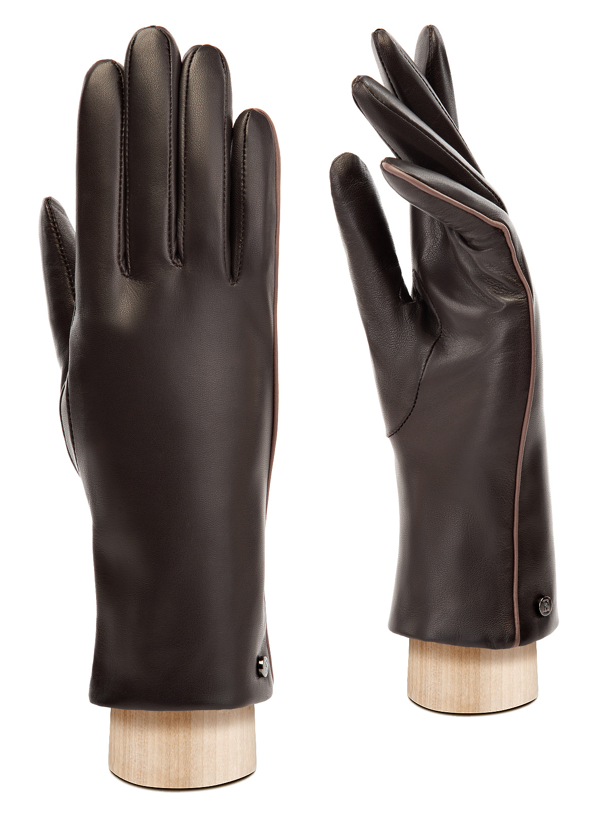 Перчатки женские ш+каш. IS01080 d.brown