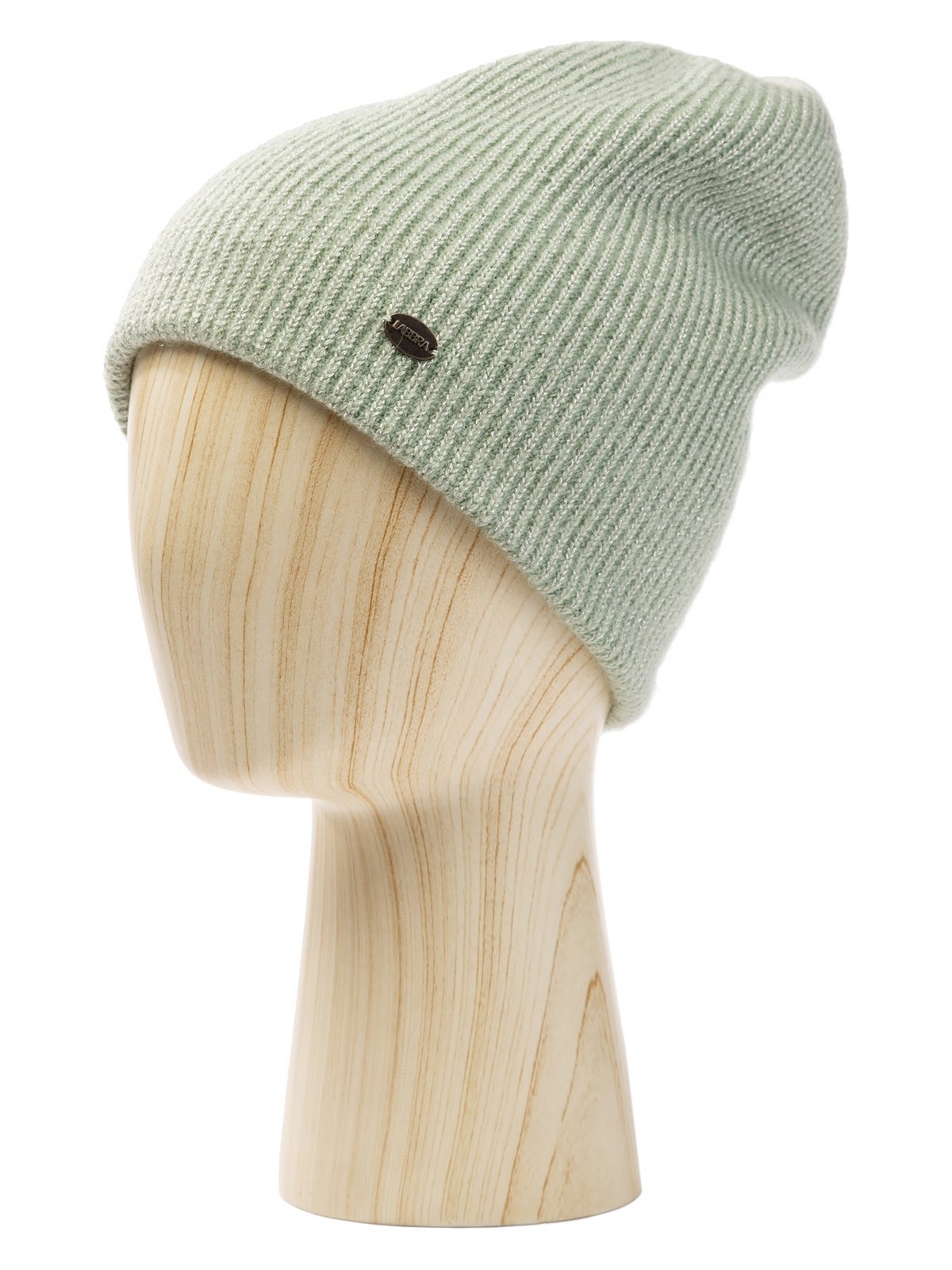 Шапка жен. кид-мох+альп+шерсть LB-N88037A l.green