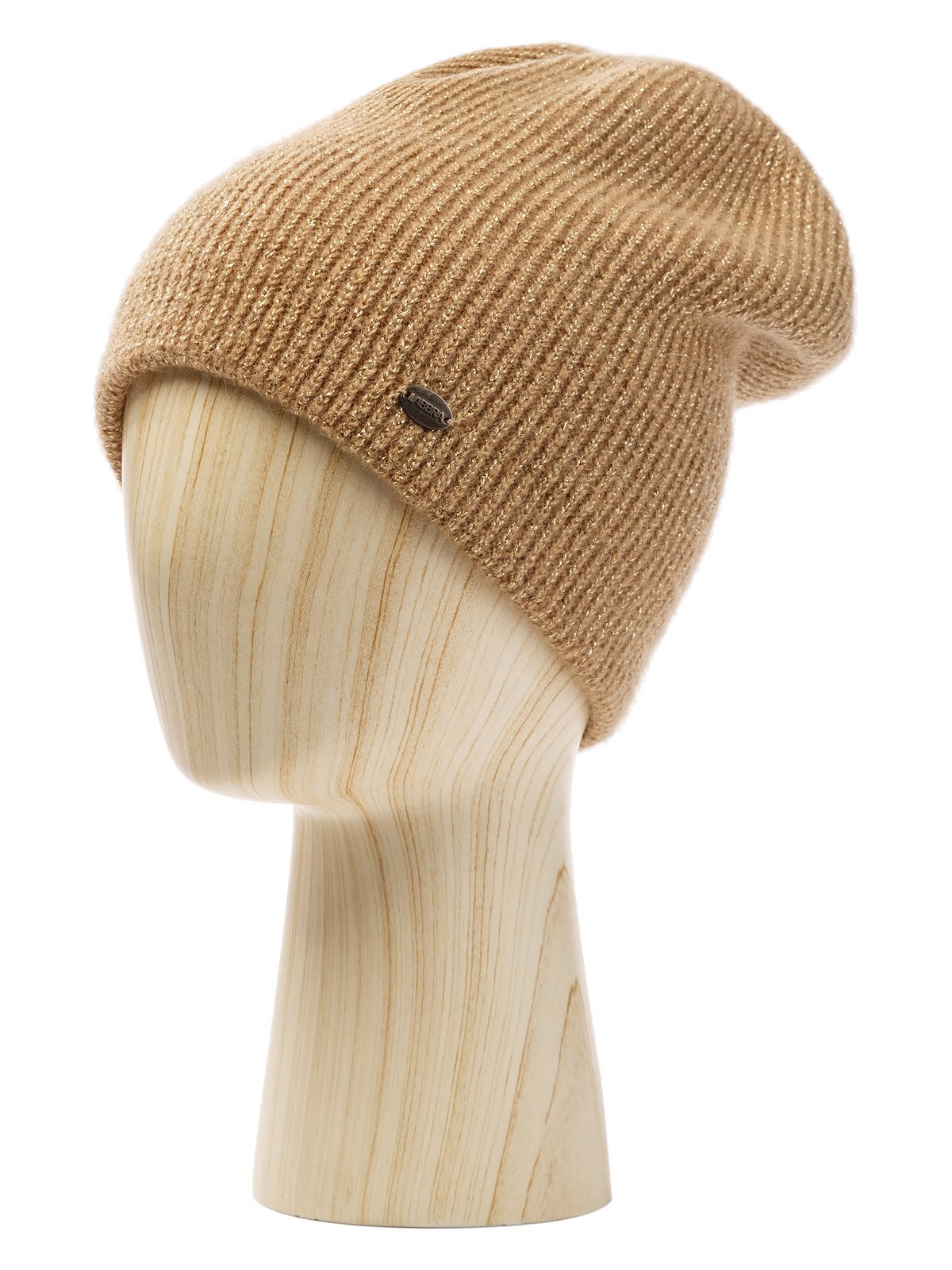 Шапка жен. кид-мох+альп+шерсть LB-N88037A beige