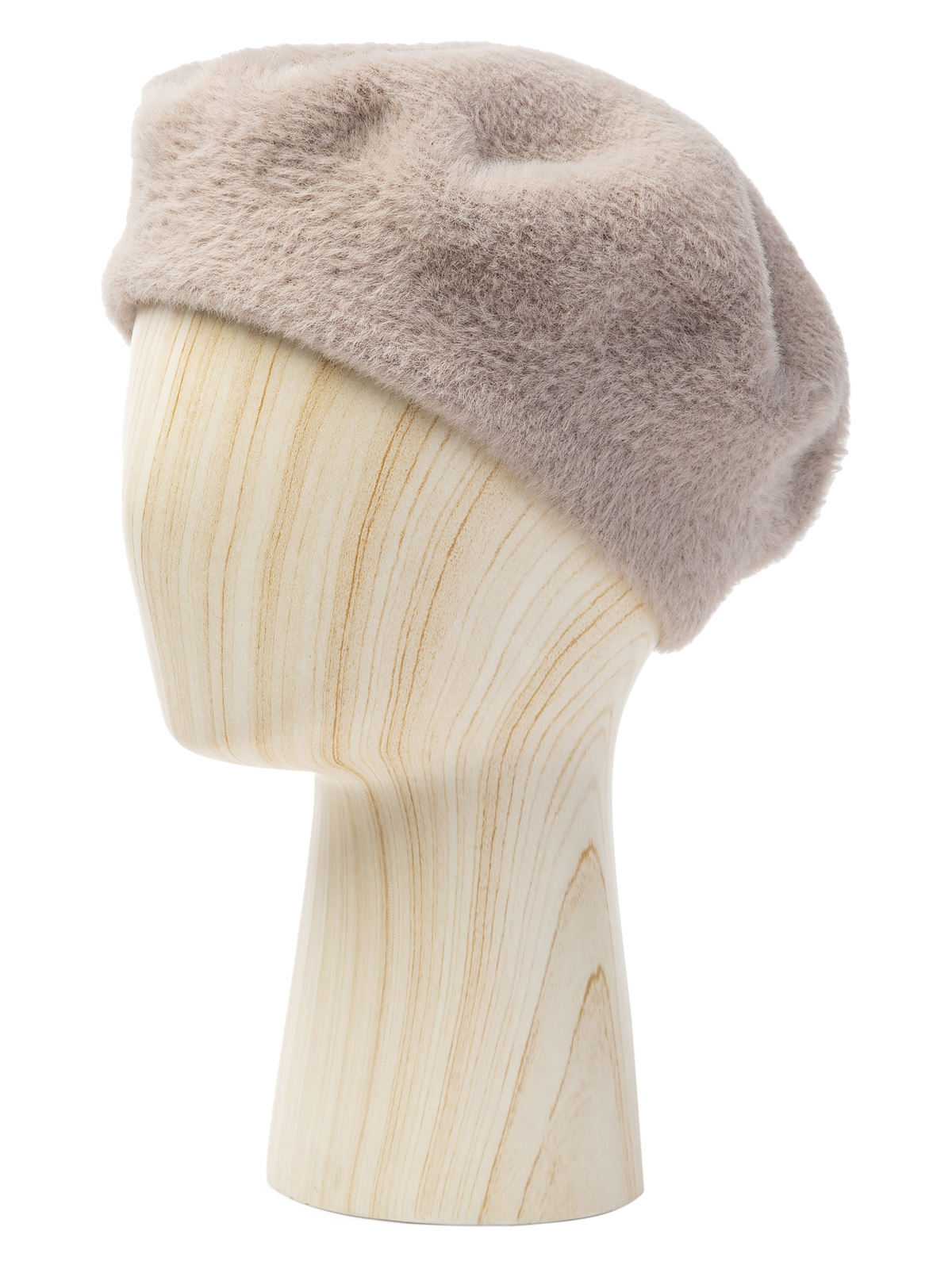 Берет жен. виск+хл+эл LB-N88707 taupe