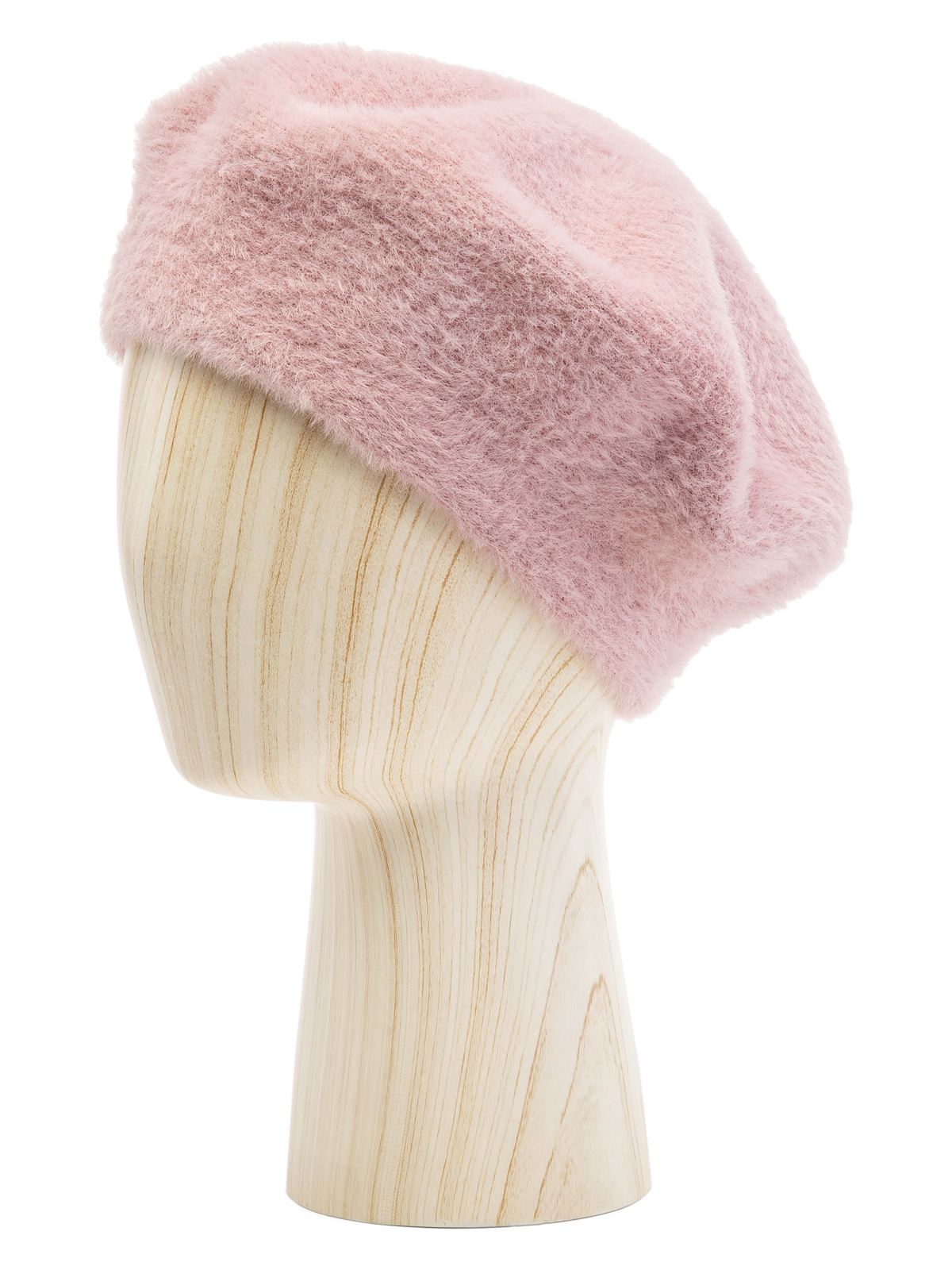 Берет жен. виск+хл+эл LB-N88707 dirty pink