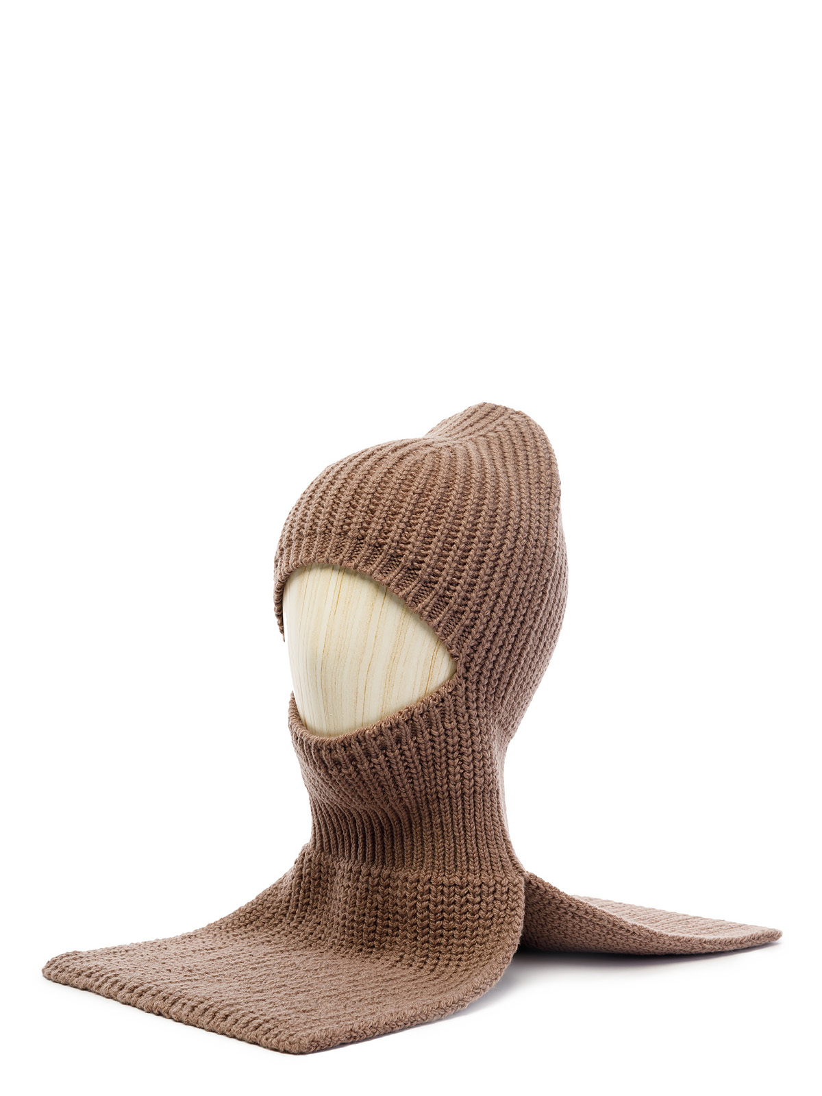 Шапка жен. шерсть+акр LB-N88044 cacao