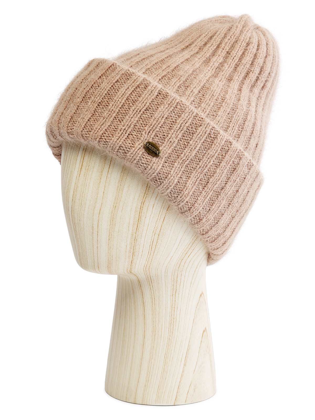 Шапка жен. анг+нейл LB-A53038 d.beige