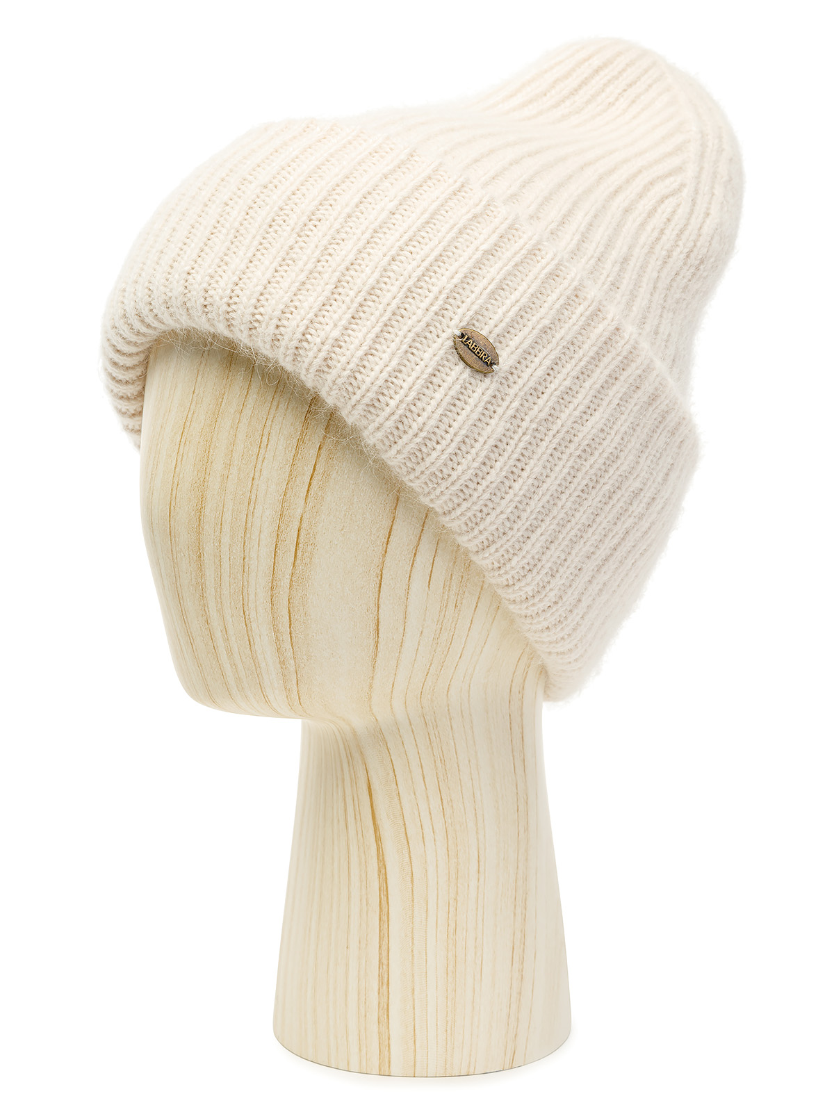Шапка жен. анг+нейл+шерсть LB-A53041 cream