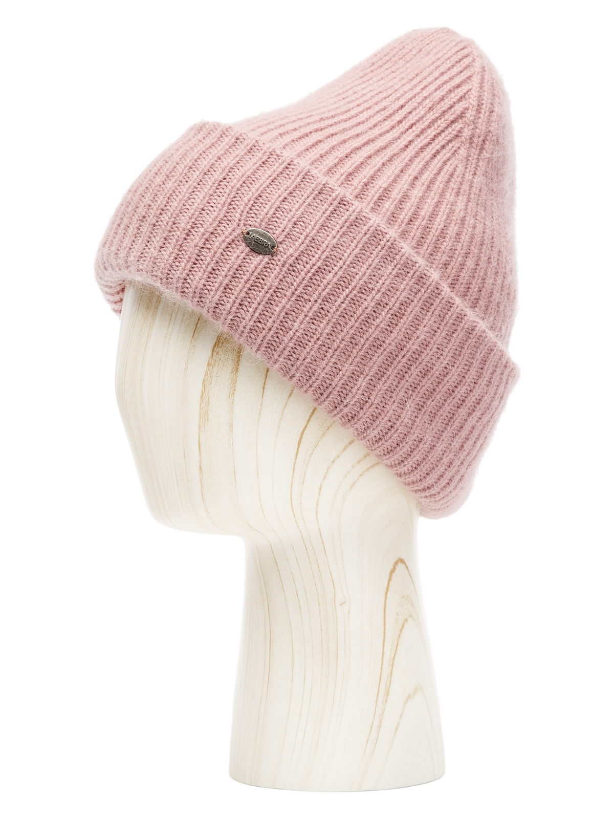 Шапка жен. анг+нейл+шерсть LB-A53041 dirty pink