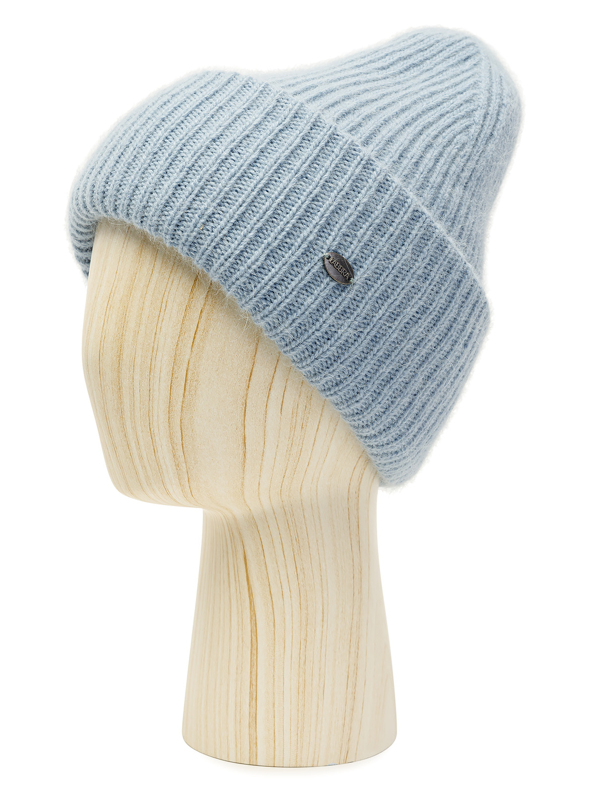 Шапка жен. анг+нейл+шерсть LB-A53041 l.blue