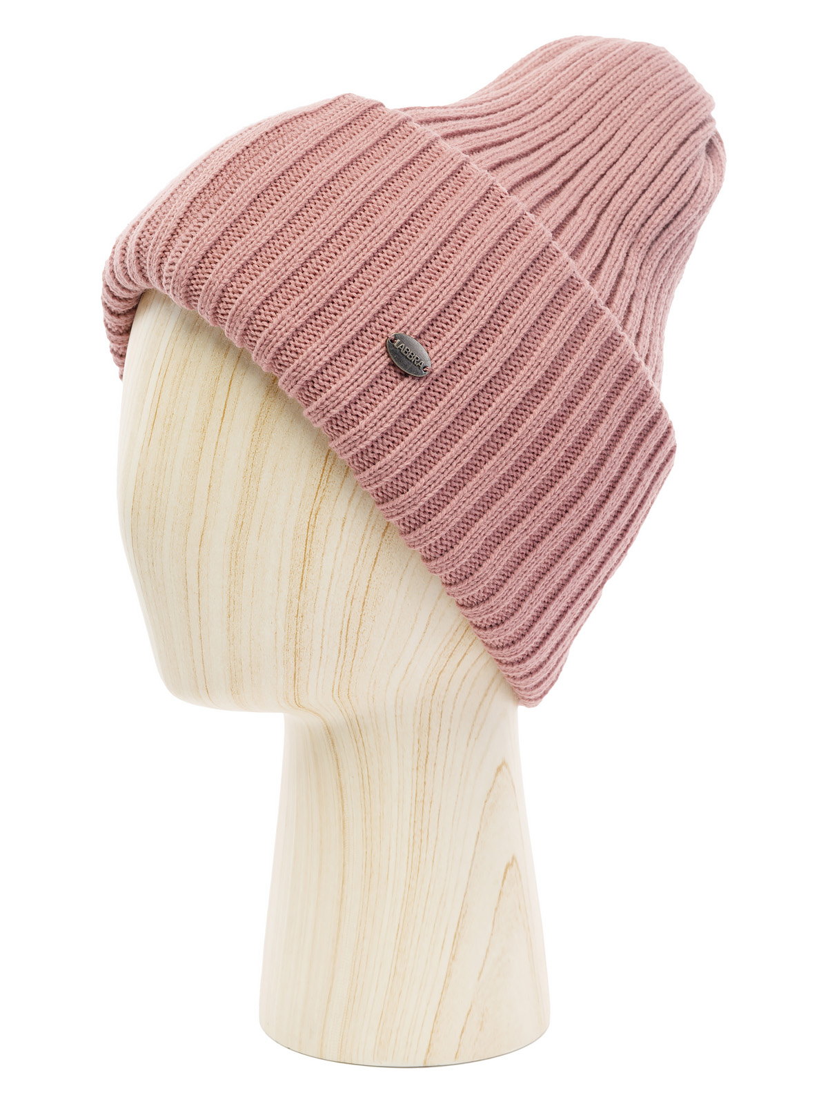 Шапка жен. шерсть+акр LB-A53014 dirty pink