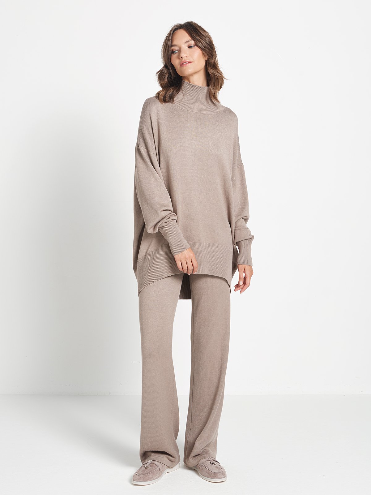 Брюки женские ZZ-06002 beige