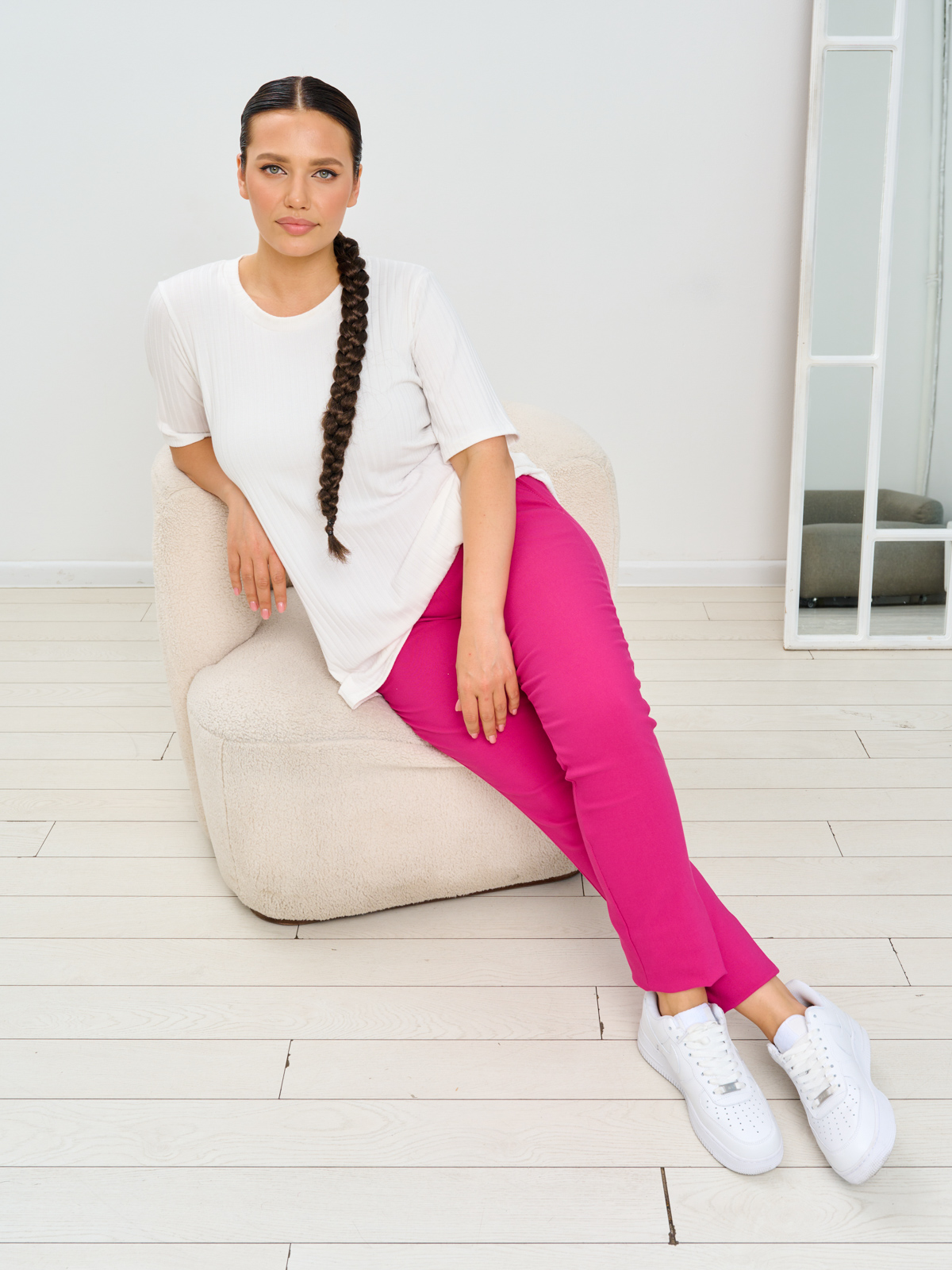 Брюки женские MR019SS3 fuchsia