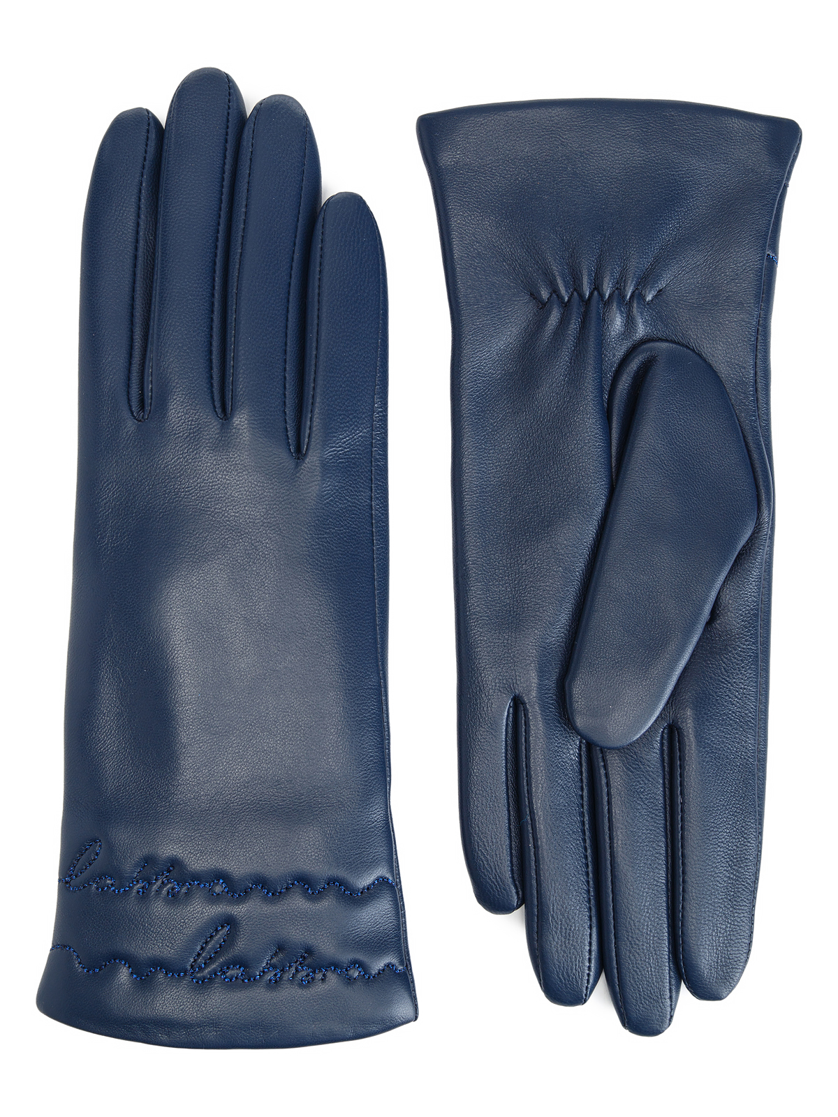 Перчатки жен п/ш LB-0323 d.blue