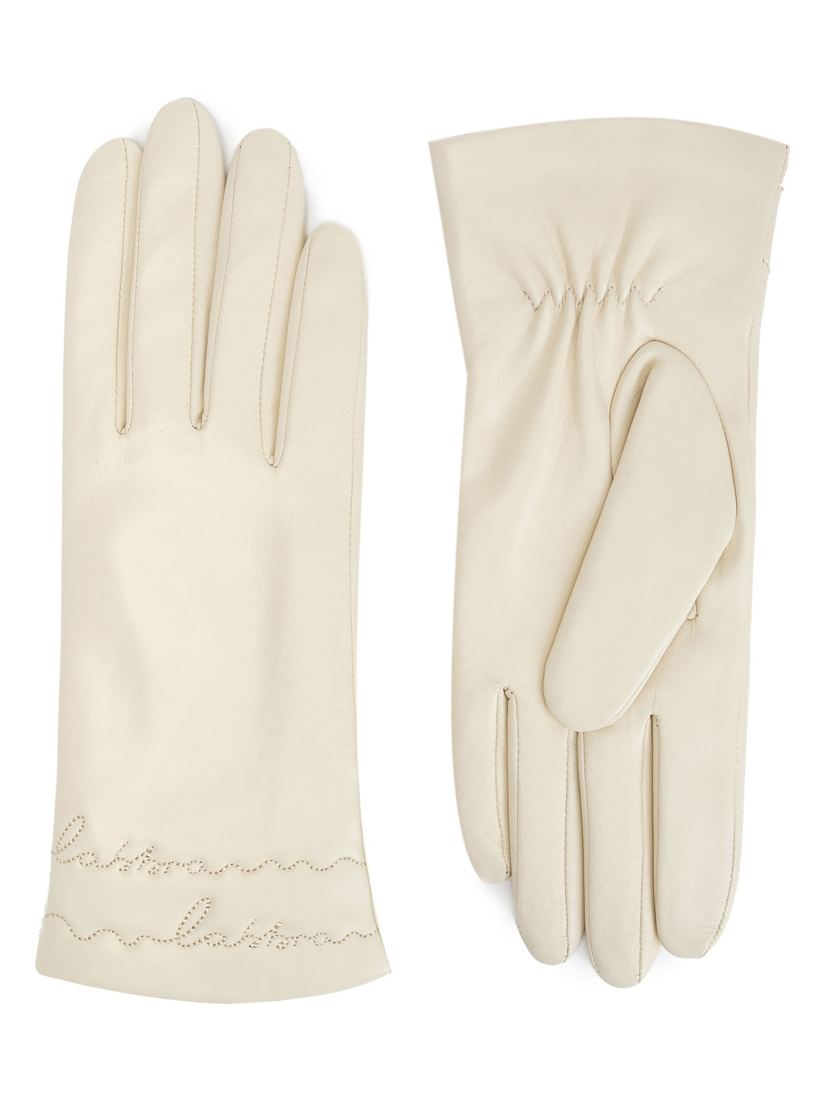 Перчатки жен п/ш LB-0323 ivory