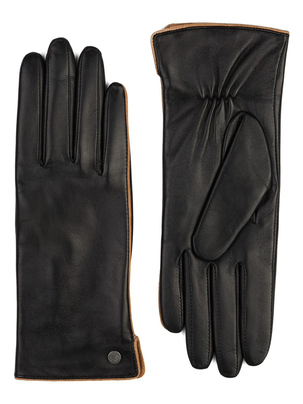 Перчатки жен п/ш LB-0209 black/sand