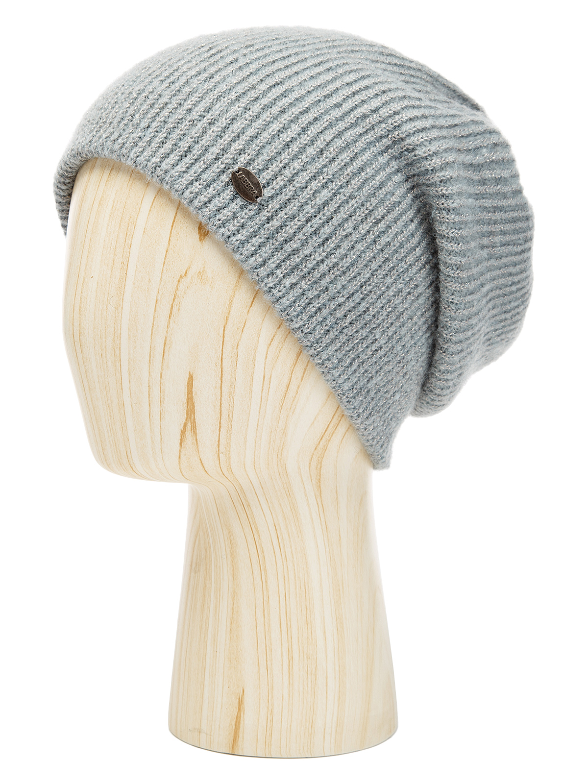 Шапка жен. кид-мох+альп+шерсть LB-N88037A mist