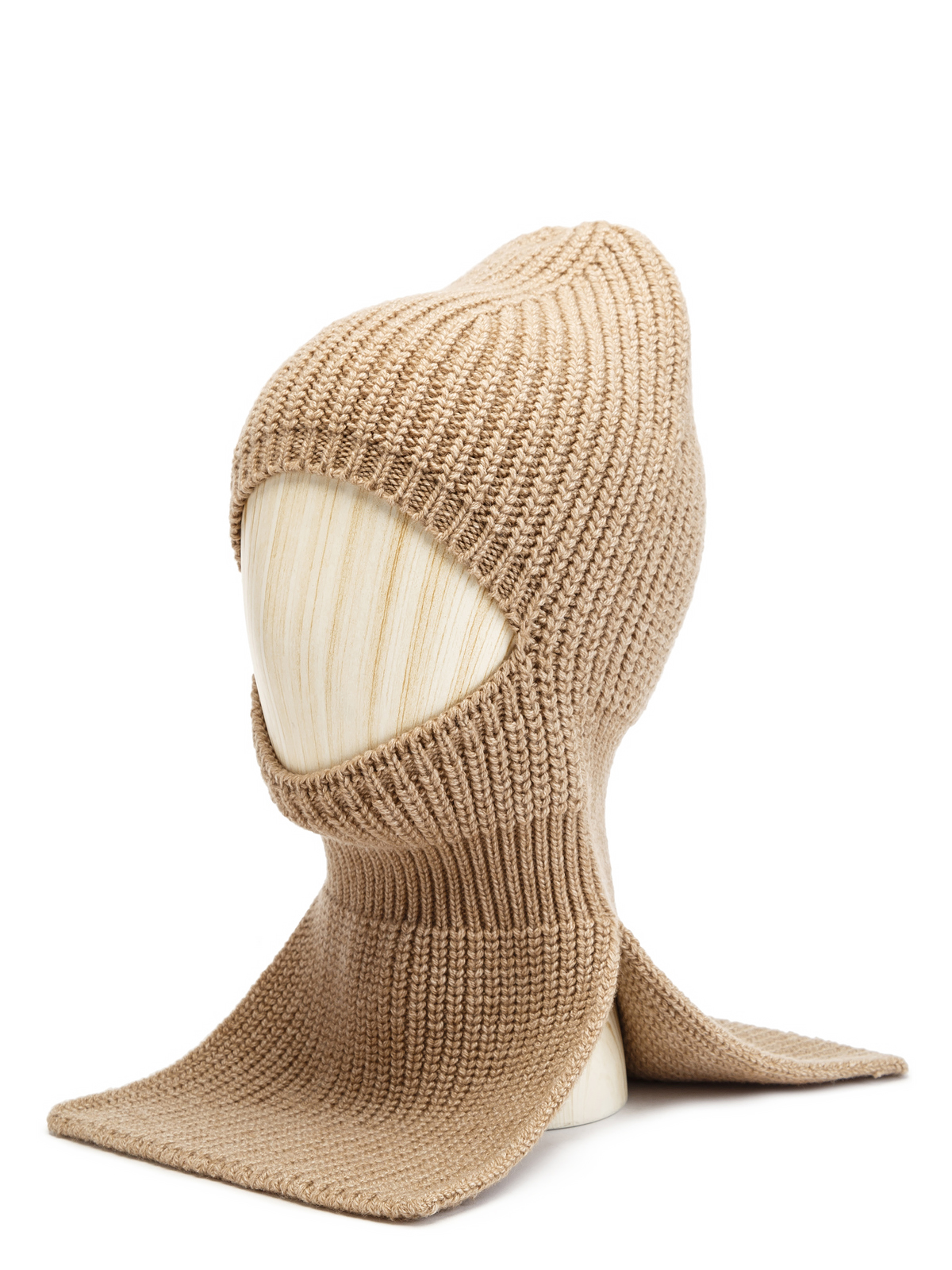 Шапка жен. шерсть+акр LB-N88044 beige melange