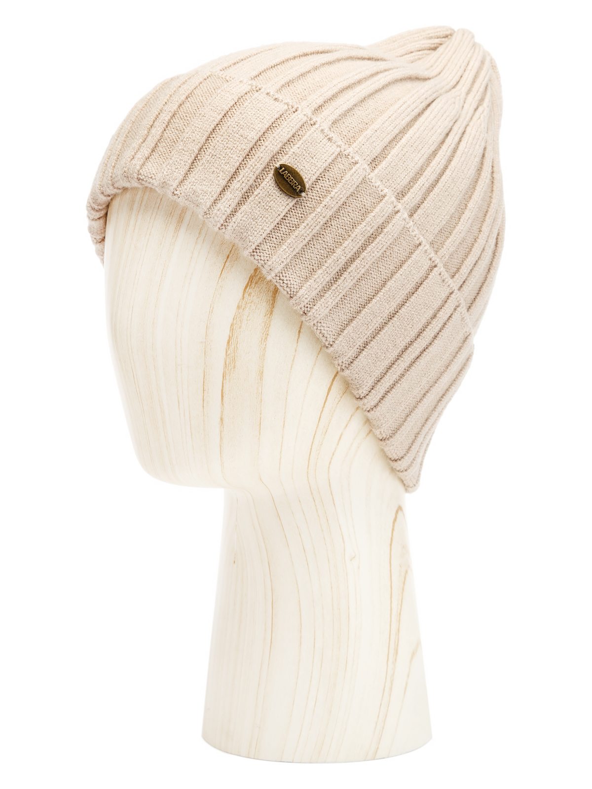 Шапка жен. каш+шерсть+виск LB-N88043 beige
