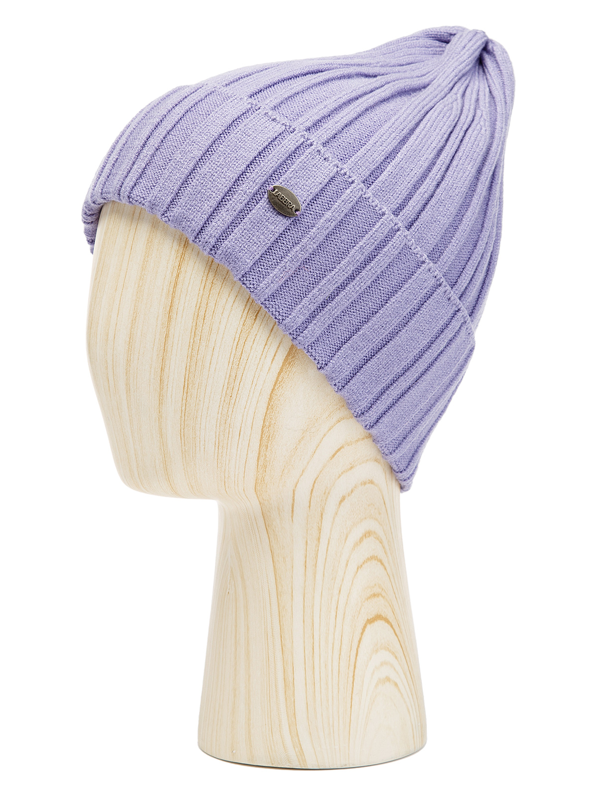 Шапка жен. каш+шерсть+виск LB-N88043 lavender