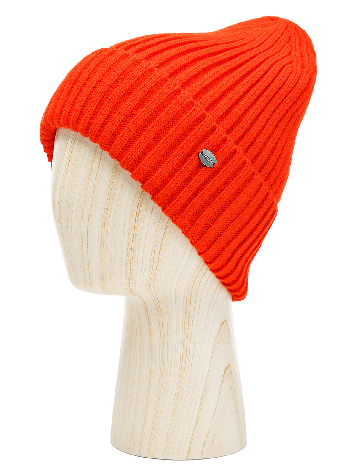 Шапка жен. шерсть+акр LB-BR55027 orange