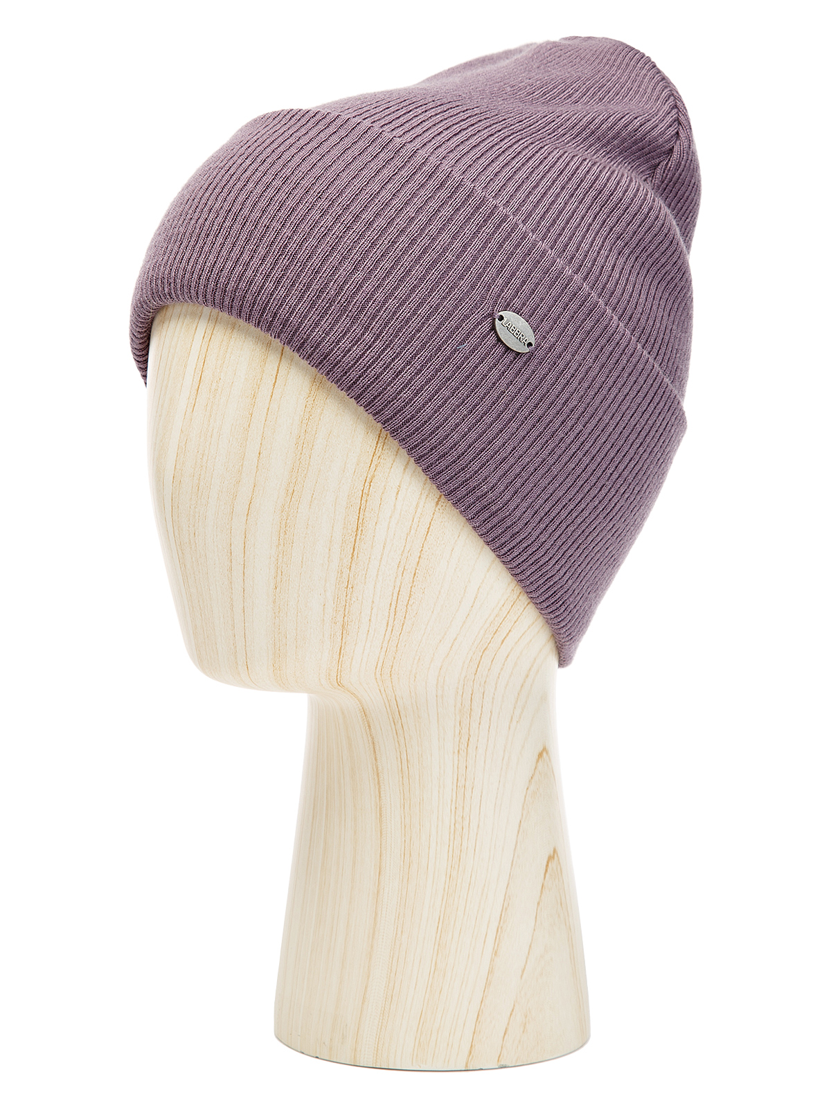 Шапка жен. шерсть+акр LB-BR55041 lilac