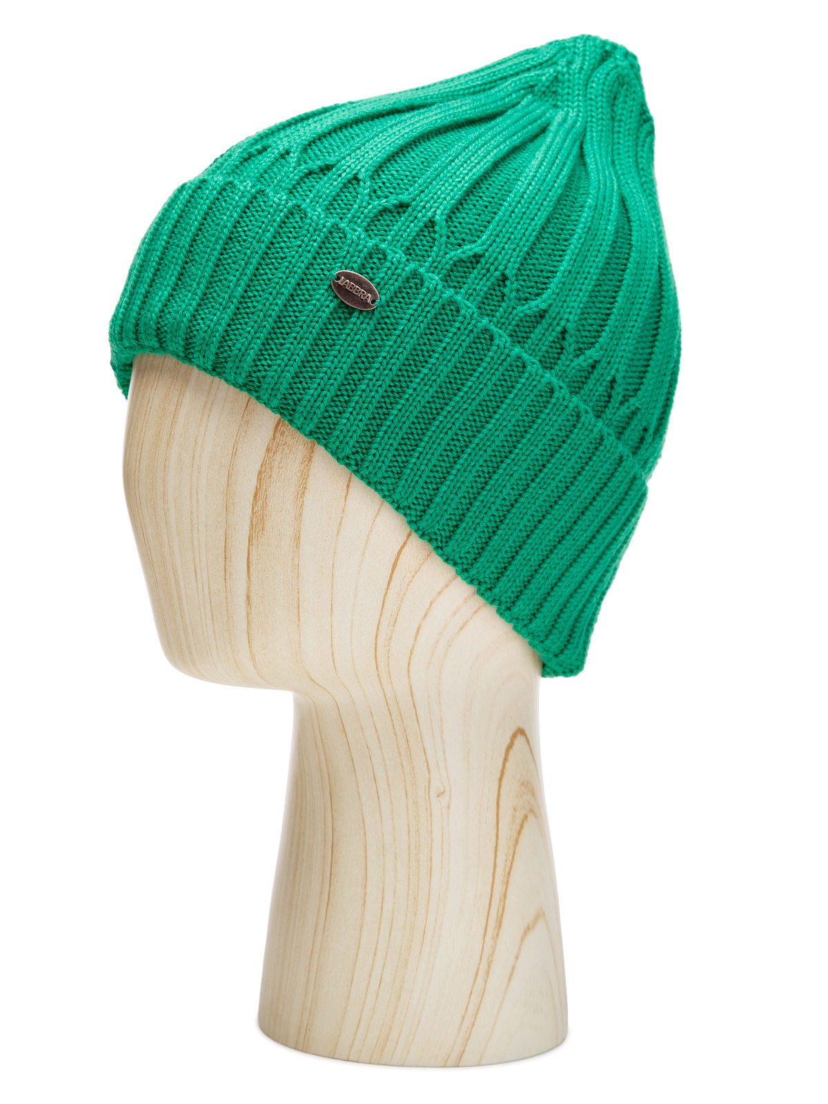 Шапка жен. шерсть+акр LB-BR55043 green