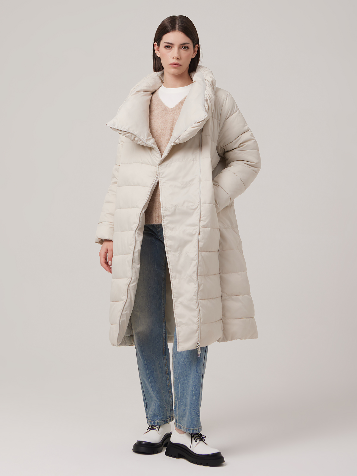 Пальто женское 1241123004 beige