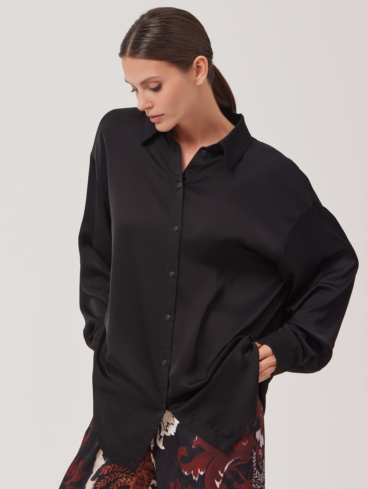 Рубашка женская 1231133004 black