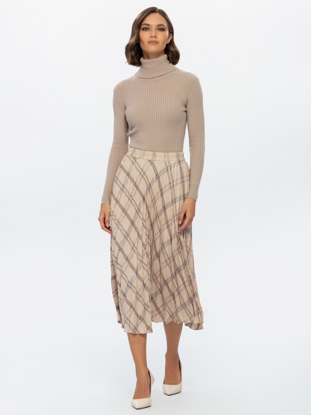 Юбка женская 1231138005 l.beige