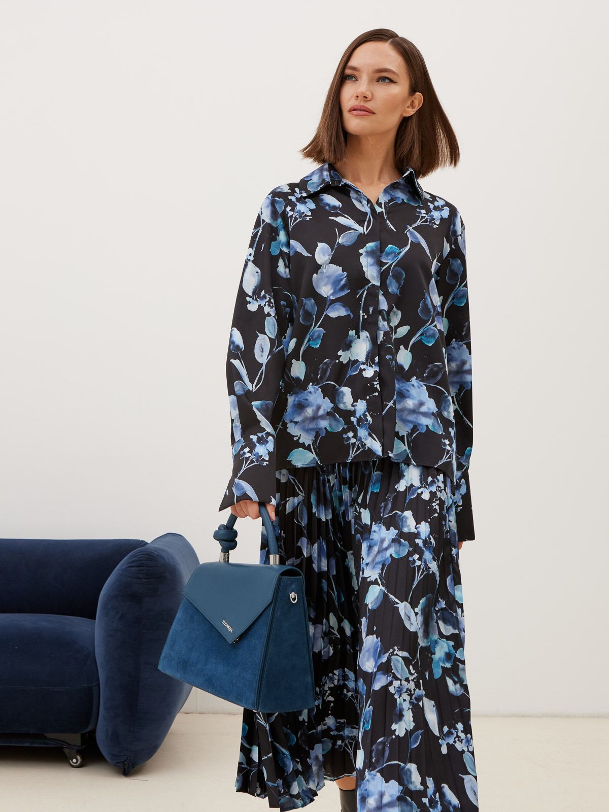 Юбка женская 1231138005 dark navy