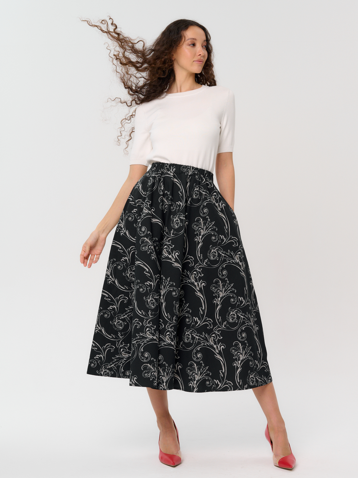 Юбка женская 12421-38003 black