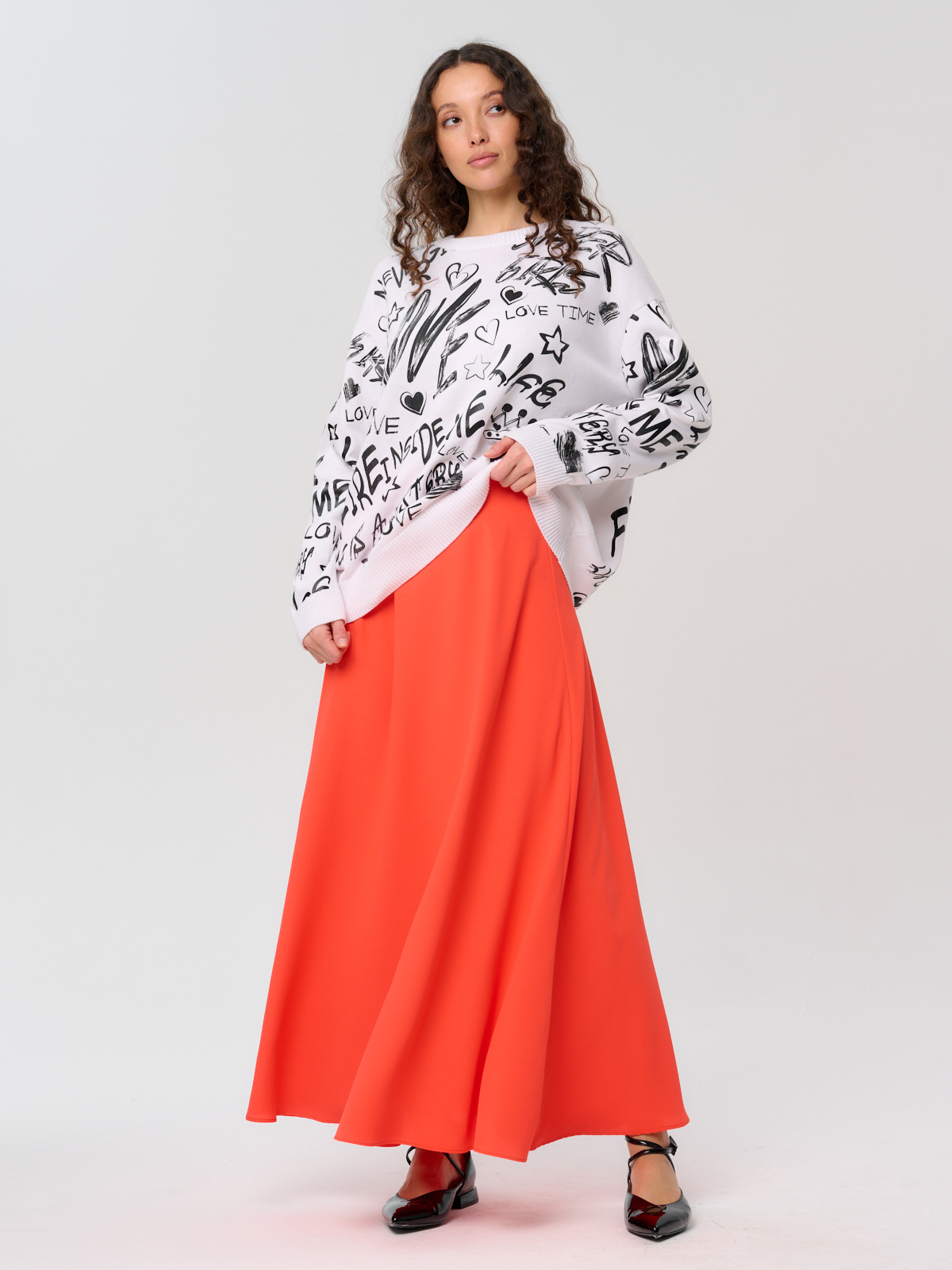 Юбка женская 12421-38008 orange