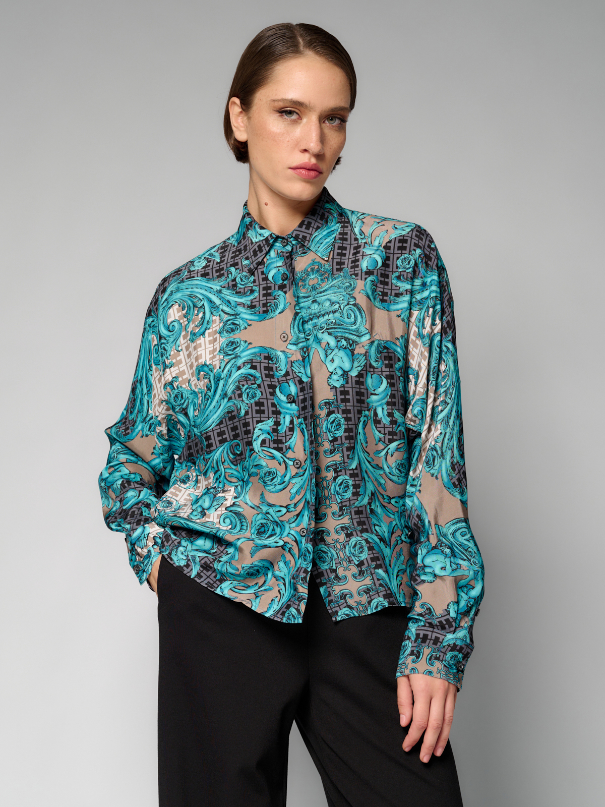 Блузка женская 12411-33079 multicolor