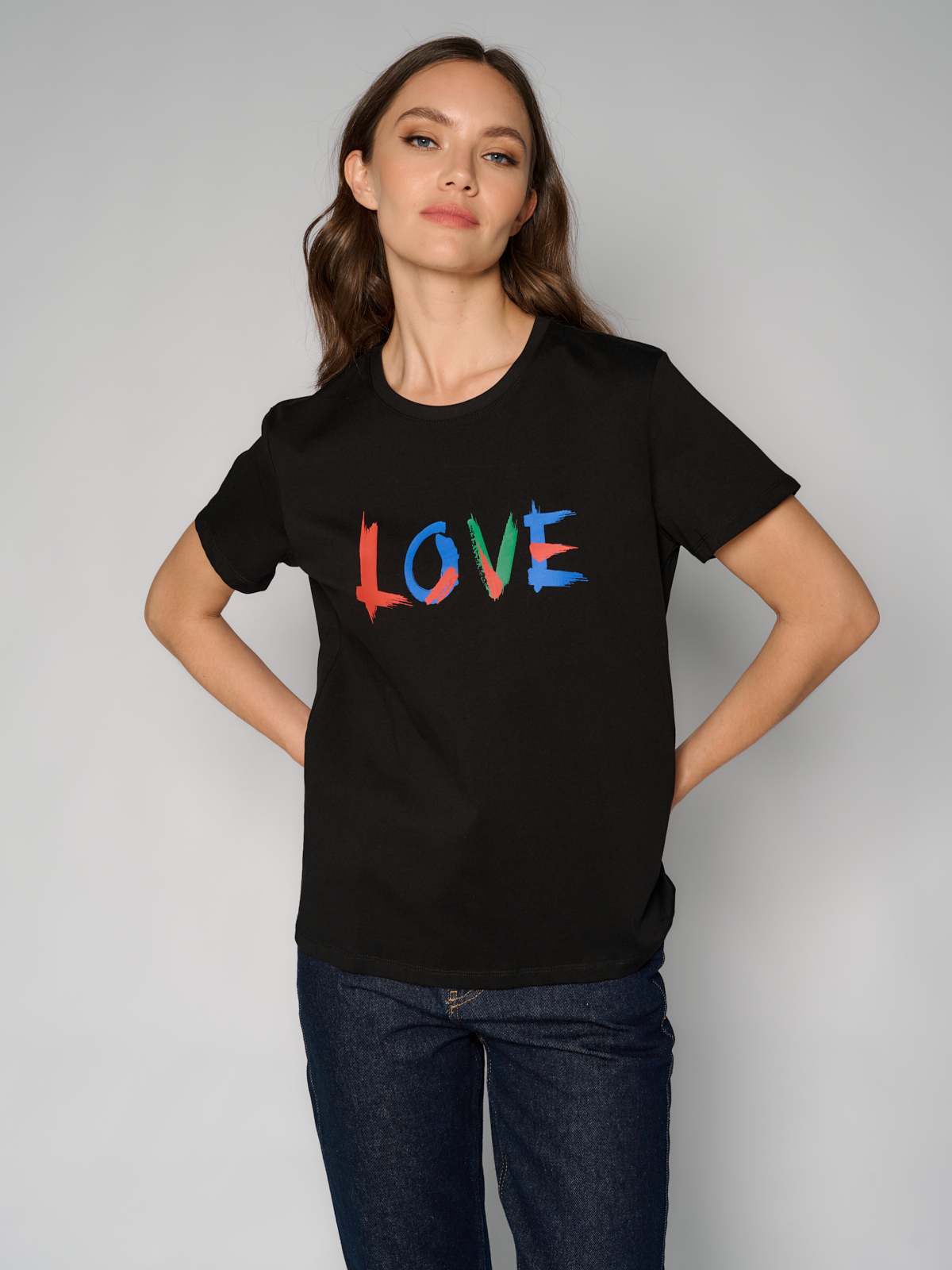 Футболка женская 12411-42025 black