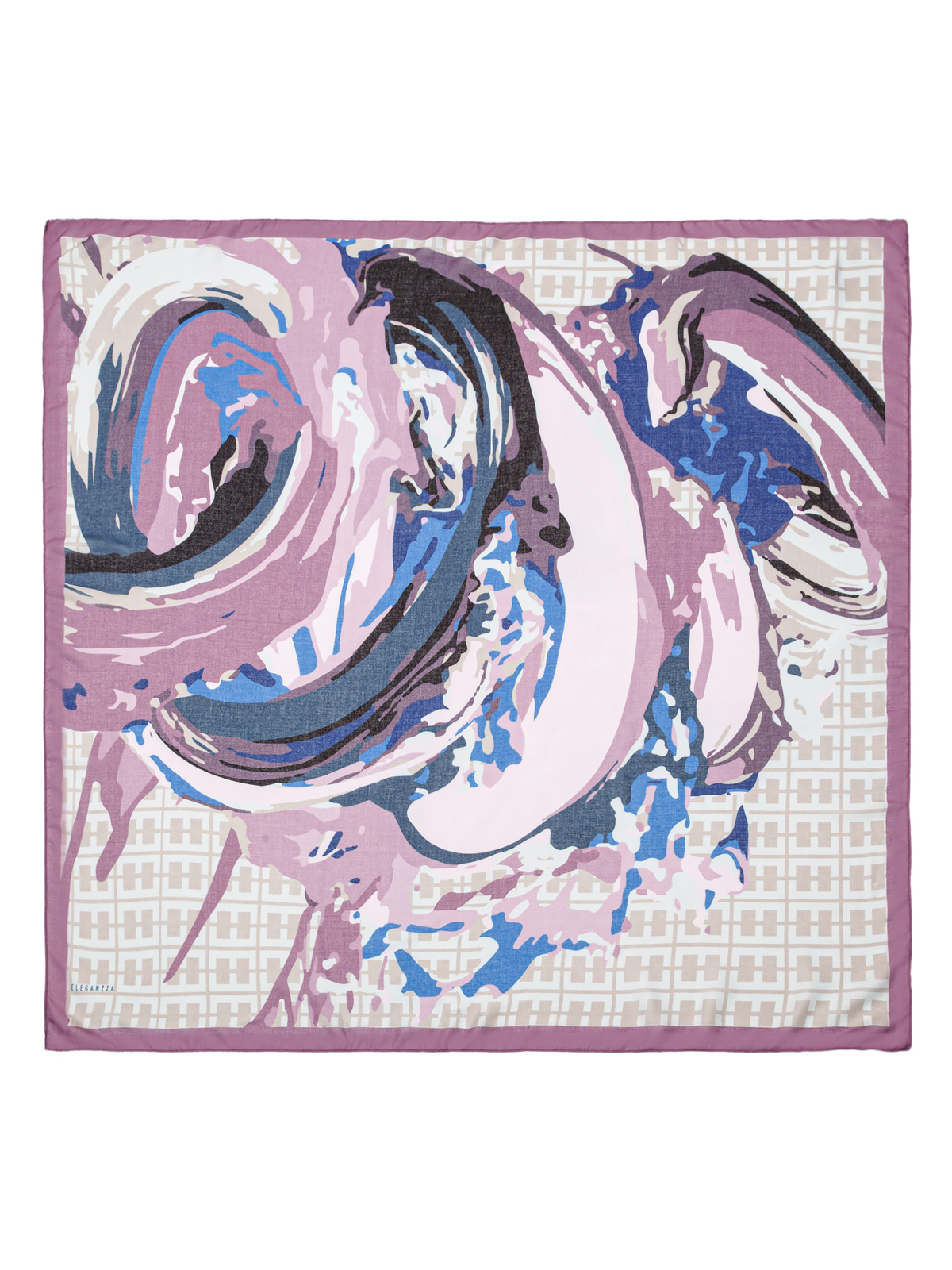 Платок жен. шелк+шерсть+мод 120х120 BL16-8412-09