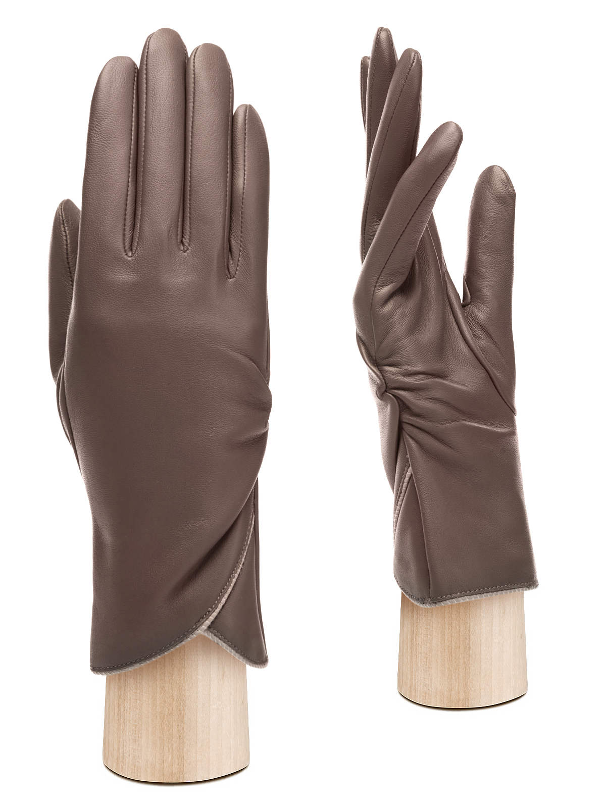 Перчатки жен п/ш LB-2407 rose taupe/l.cacao