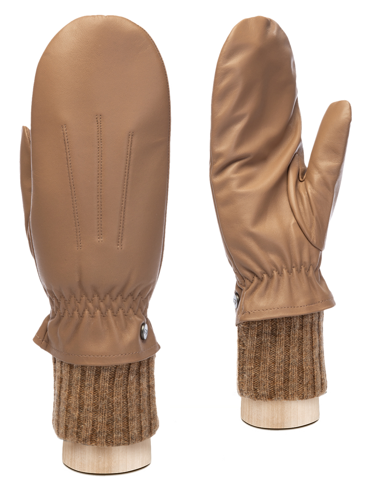 Рукавицы жен п/ш LB-2421 d.beige