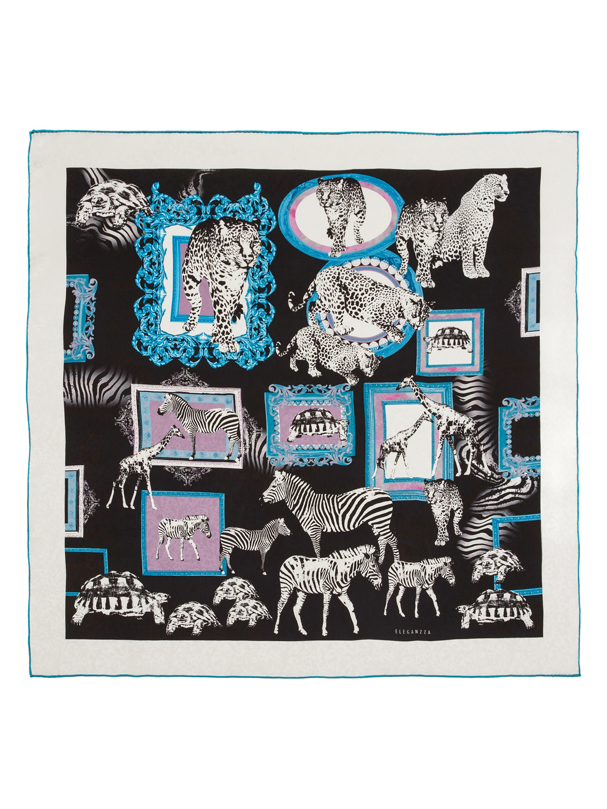 Платок жен. шелк 90х90 B06-8385-05