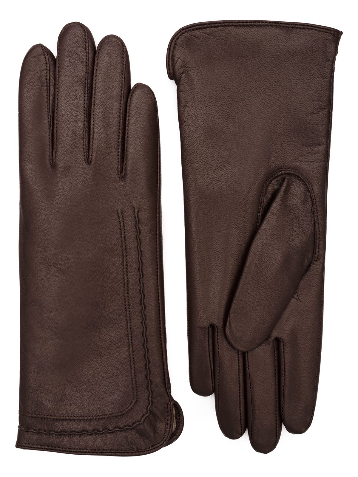 Перчатки женские ш+каш. HP09301-sh coffee